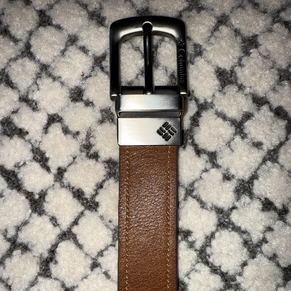 Columbia Boys' 1" Wide Classic Reversible Belt Size Small Brown/Black - Picture 1 of 7
